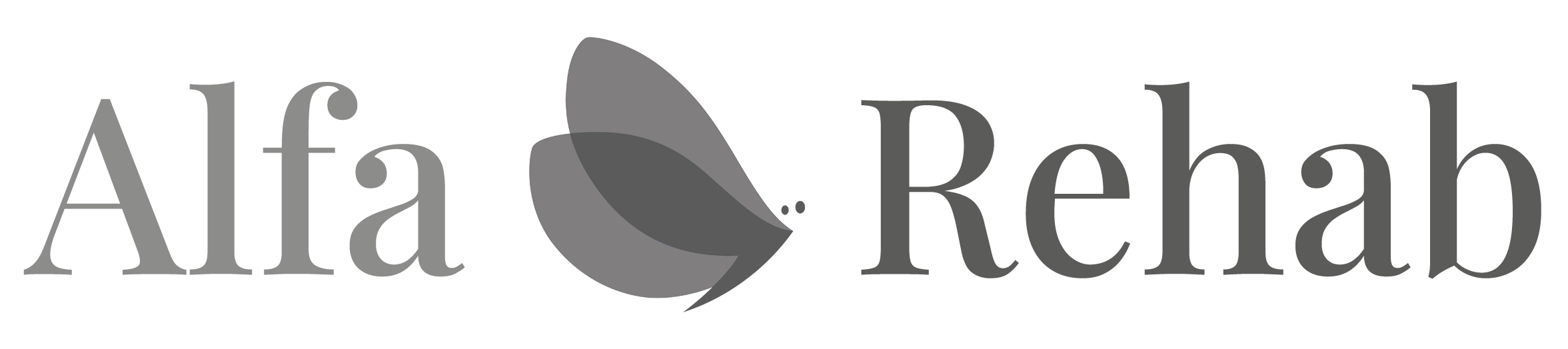 AlfaRehab logo gl sommerfugl