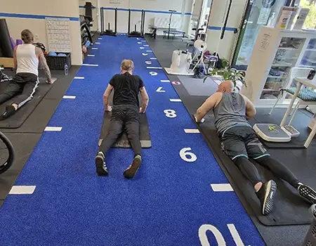 træning er en del af behandlingen