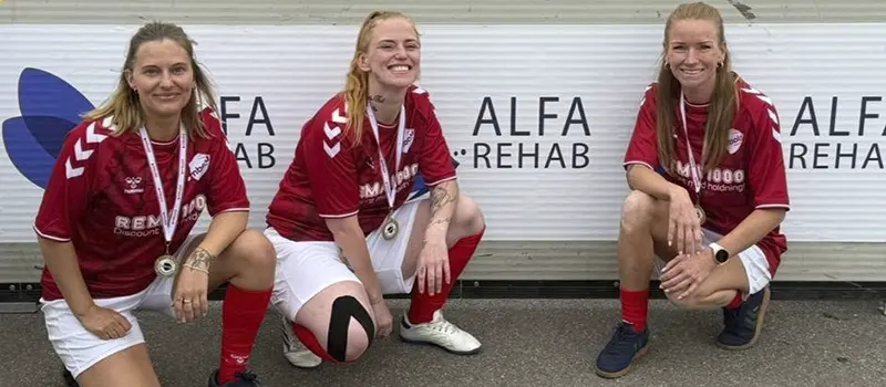 Alfarehabs piger som nordiske mestre